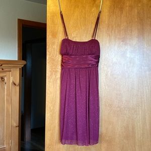 Burgundy prom/homecoming dress size small